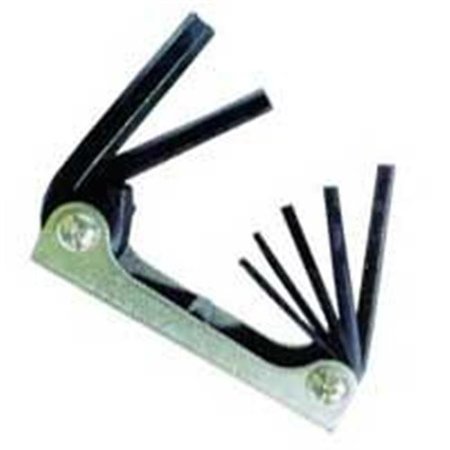 KEEN 7 Piece Folding Metric Hex Bit Set KE278673